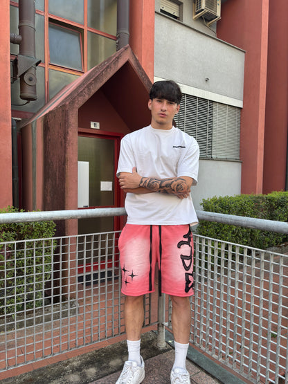 “Money Machine” summer shorts - rosa