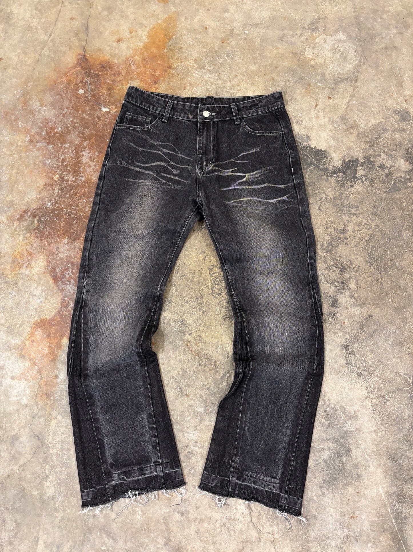 RDW- FLARED JEANS 2.0 ''black out''