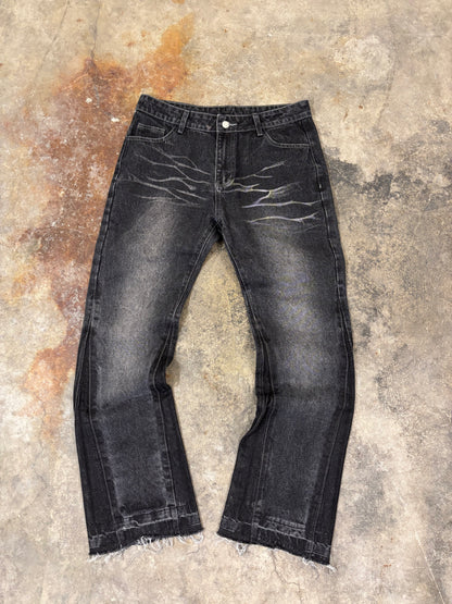 RDW- FLARED JEANS 2.0 ''black out''